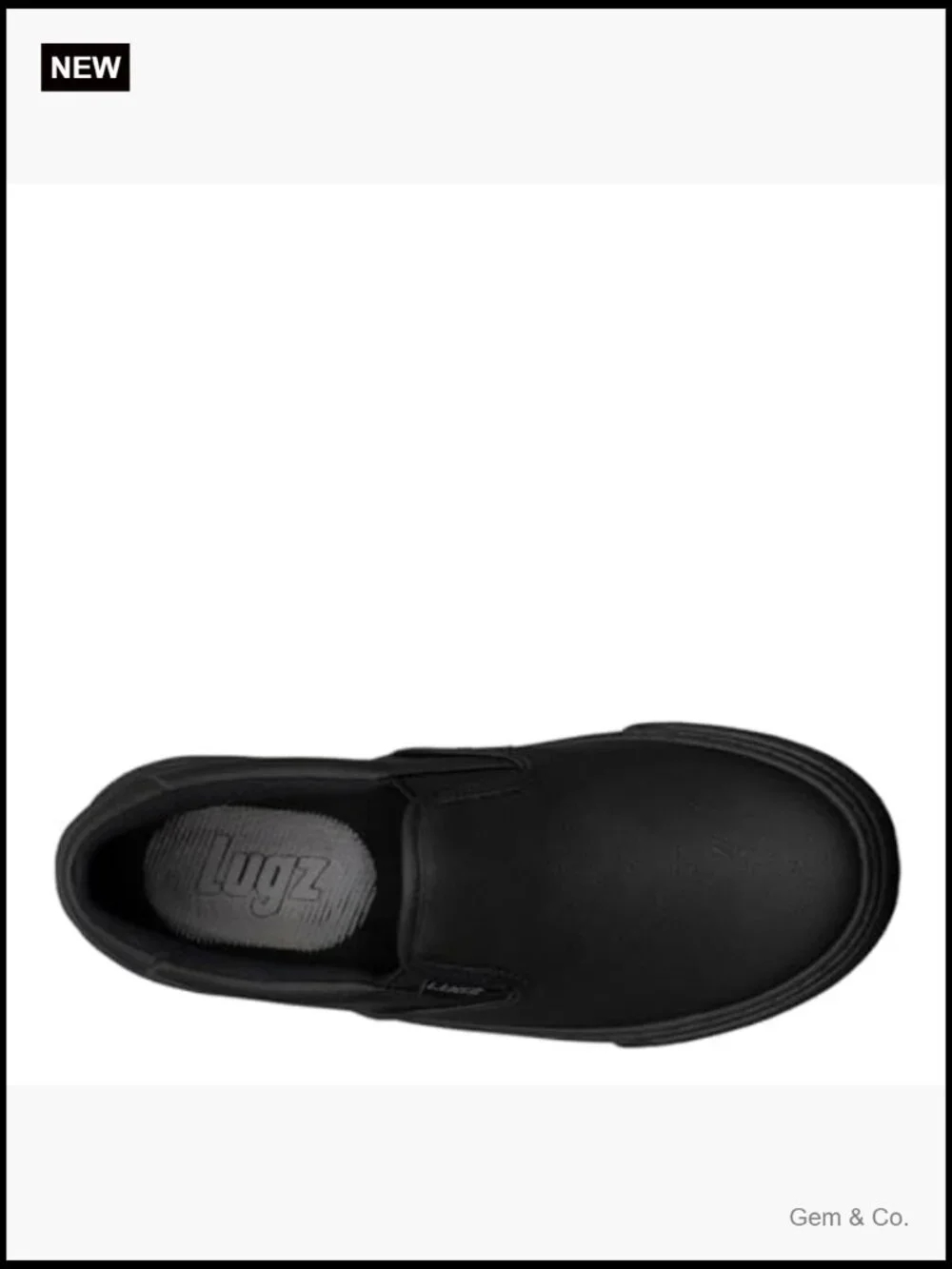 Women's Slip-On Work Sneaker Slip-Resistant Leather Cushioned